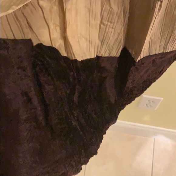 Striped Silk Maxi Skirt With Side Zipper - Picture 3 of 8